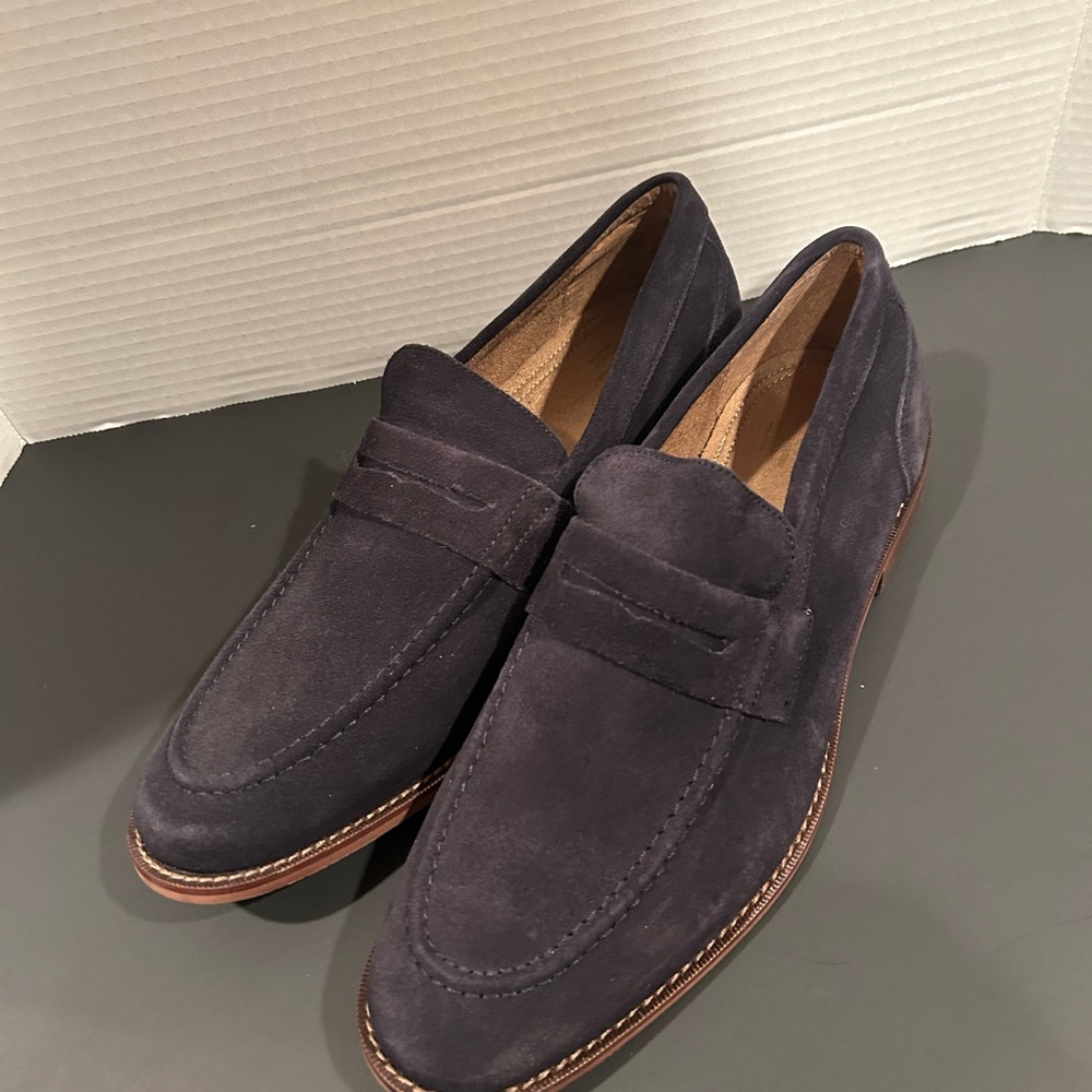 New suede loafers